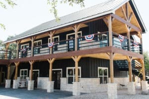 Custom home exterior by Ridge Rock Builders in Texas Hill Country