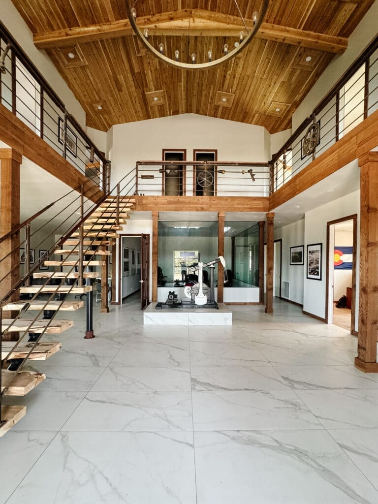 Custom home exterior by Ridge Rock Builders in Texas Hill Country