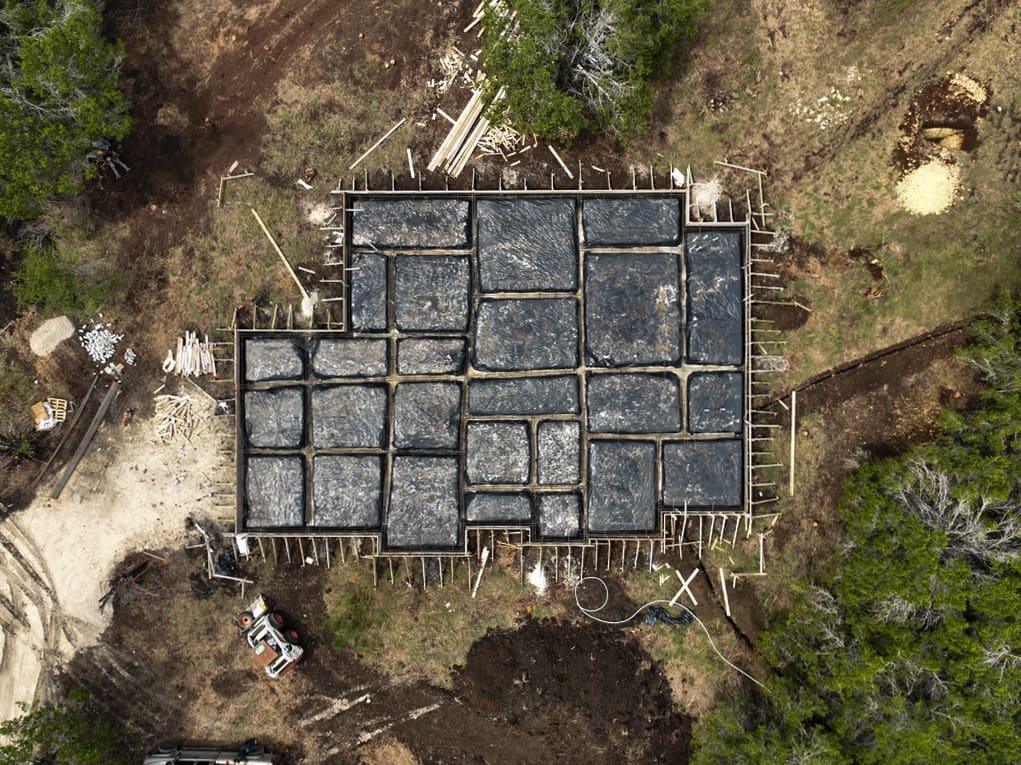 Custom home construction project in Dripping Springs TX by Ridge Rock Builders