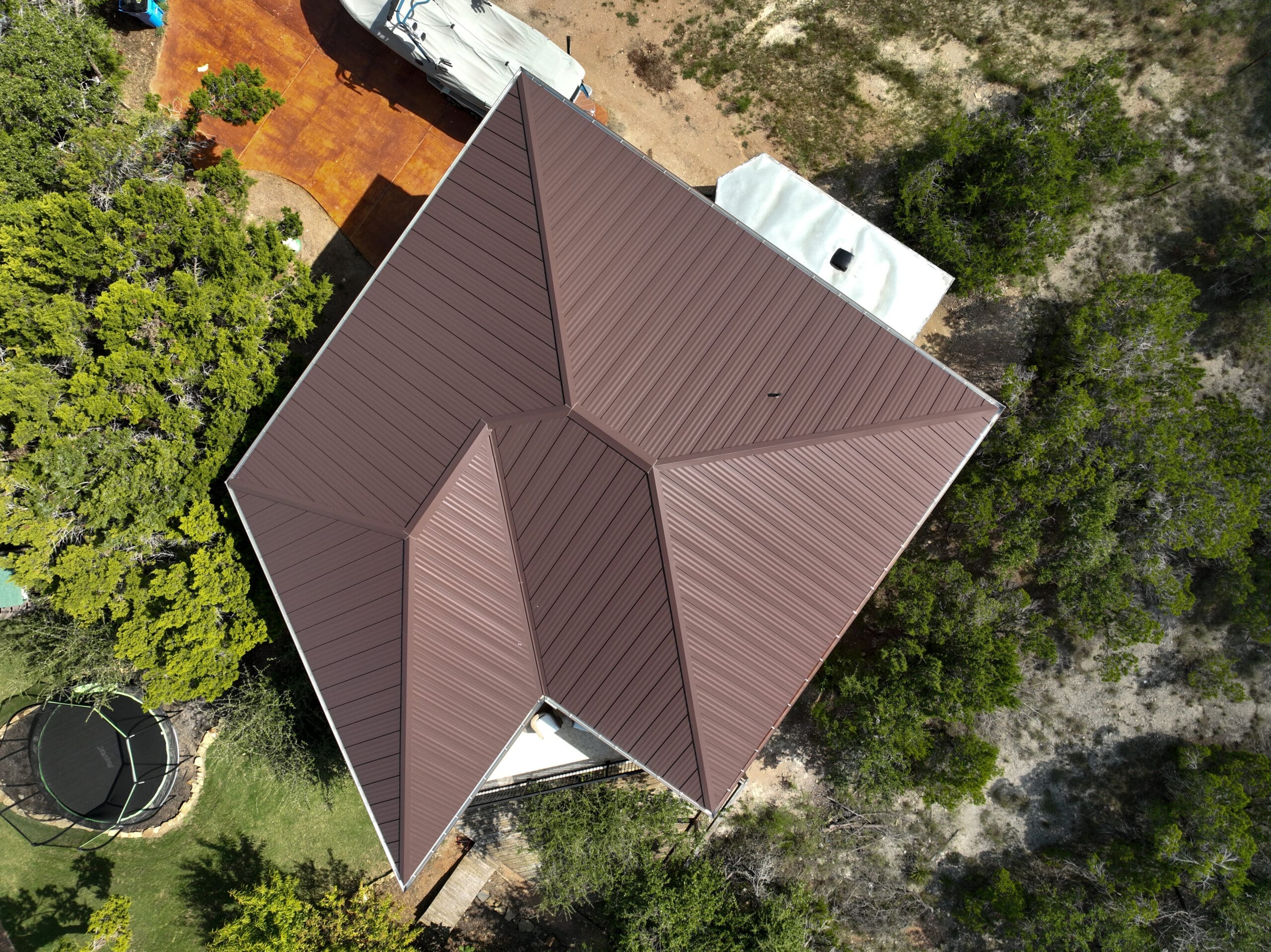 Custom home construction project in Dripping Springs TX by Ridge Rock Builders