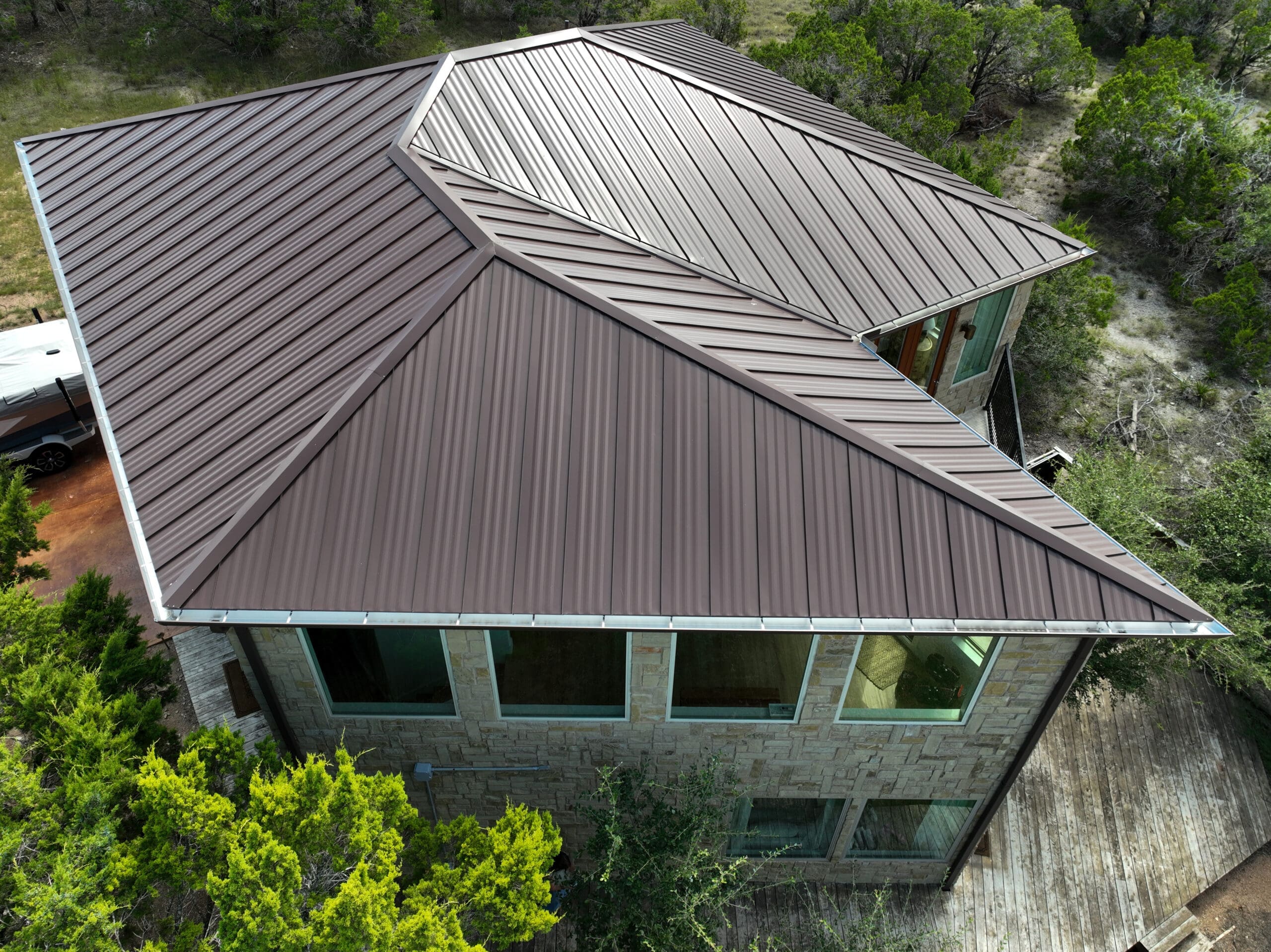 Custom home construction project in Fredericksburg TX by Ridge Rock Builders