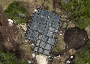 Custom home construction project in Dripping Springs TX by Ridge Rock Builders