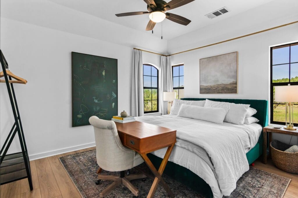 Custom home interior in Dripping Springs TX by Ridge Rock Builders