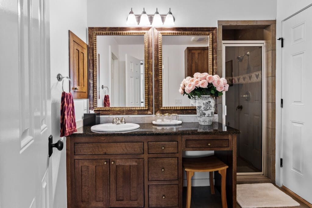 Custom home interior in Dripping Springs TX by Ridge Rock Builders