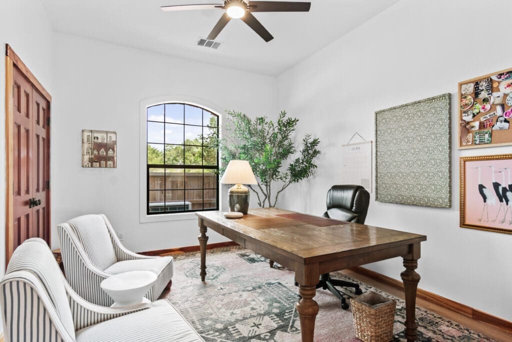 Custom home interior in Dripping Springs TX by Ridge Rock Builders