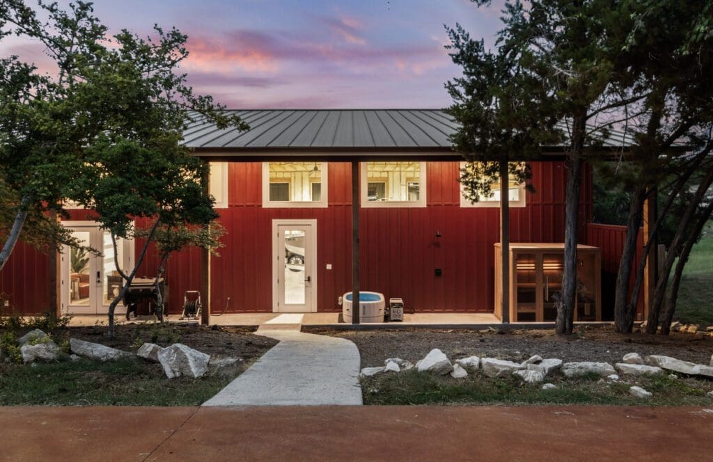 Custom barn and farm building in Texas Hill Country by Ridge Rock Builders