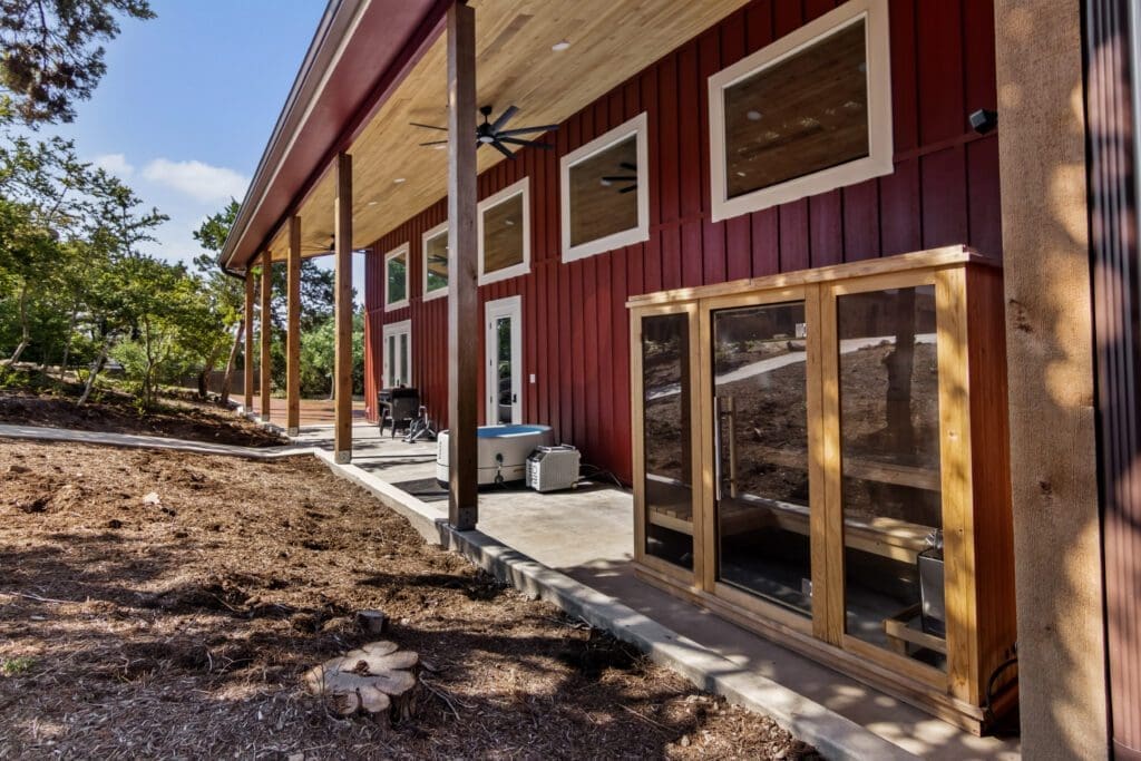 Custom barn and farm building in Texas Hill Country by Ridge Rock Builders